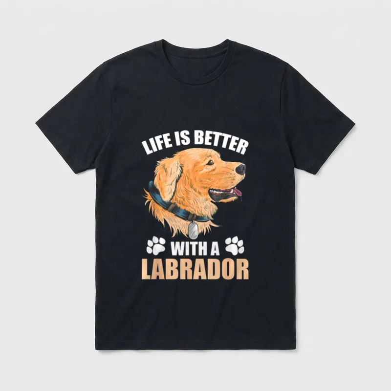 Haustierbesitzer Hunde Lustiges Labrador T-Shirt – Klassisches T-Shirt in Schwarz