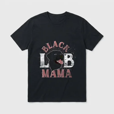 Schwarzer Labrador Mama Hundebesitzer T-Shirt – Klassisches T-Shirt in Schwarz