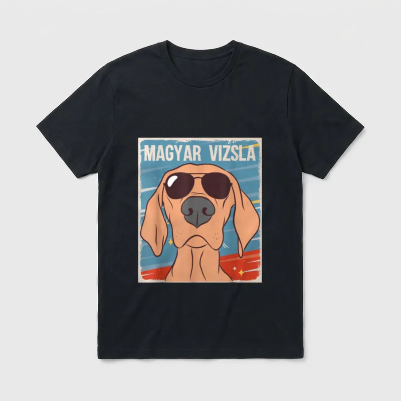 Magyar Vizsla Ungarischer Kurzhaar-Magyar T-Shirt – Klassisches T-Shirt in Schwarz