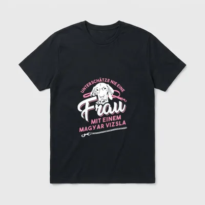 Magyar Vizsla für Vizsla Halterin T-Shirt – Klassisches T-Shirt in Schwarz