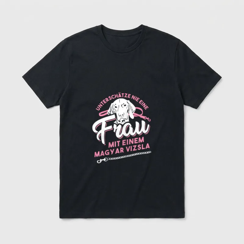 Magyar Vizsla für Vizsla Halterin T-Shirt – Klassisches T-Shirt in Schwarz