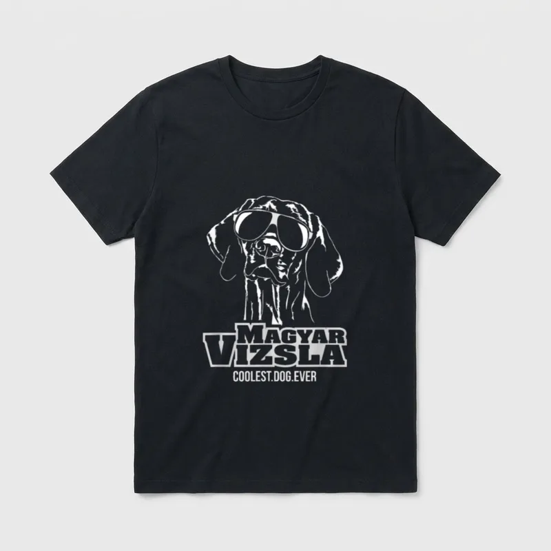 Magyar Vizsla coolest dog T-Shirt – Klassisches T-Shirt in Schwarz