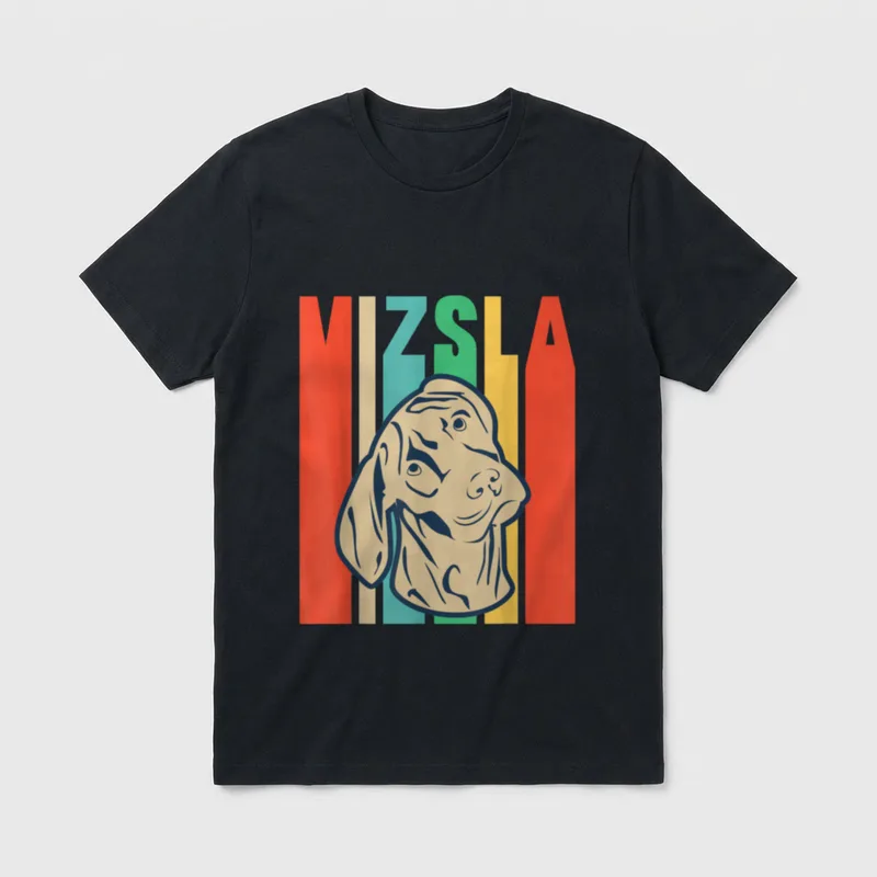 Vizsla für Magyar Vizsla Herrchen T-Shirt – Klassisches T-Shirt in Schwarz