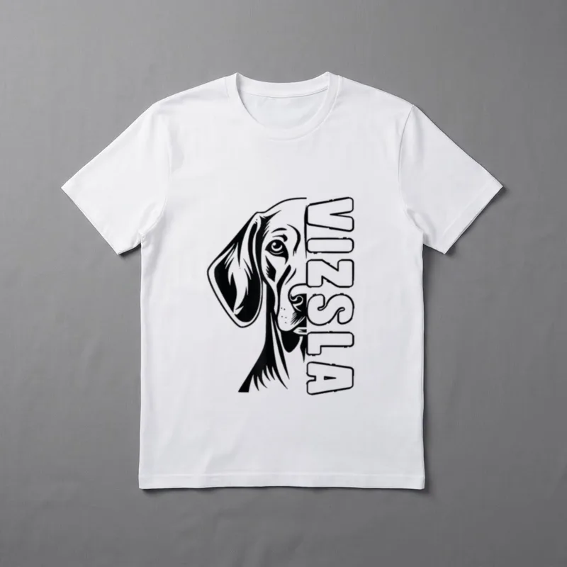 Magyar Vizsla Hund Vizsla T-Shirt 0029 – Klassisches T-Shirt in Schwarz