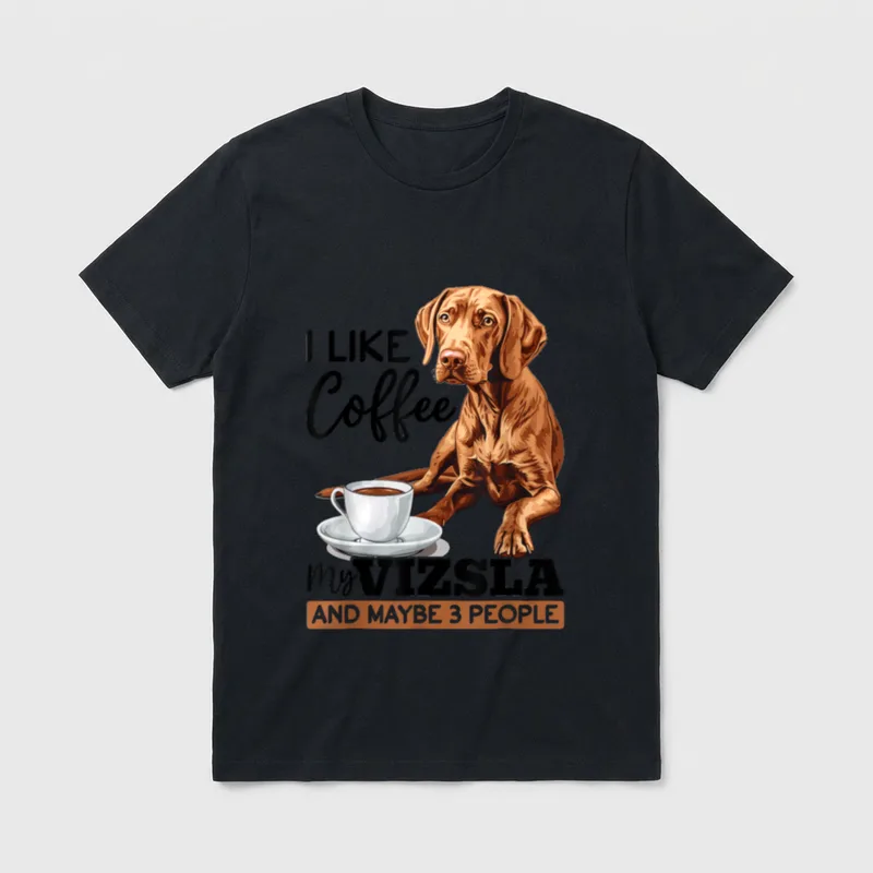 Ungarische Magyar Vizsla Hunderasse T-Shirt – Klassisches T-Shirt in Schwarz