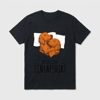 Offizielles Schlafshirt Magyar Vizsla T-Shirt 0035 – Klassisches T-Shirt in Schwarz