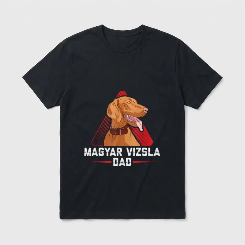 Magyar Vizsla Dad Ungarischer T-Shirt – Klassisches T-Shirt in Schwarz