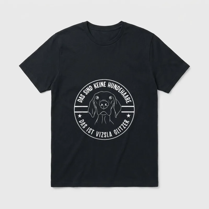 Magyar Vizsla Hund für Drahthaar T-Shirt – Klassisches T-Shirt in Schwarz