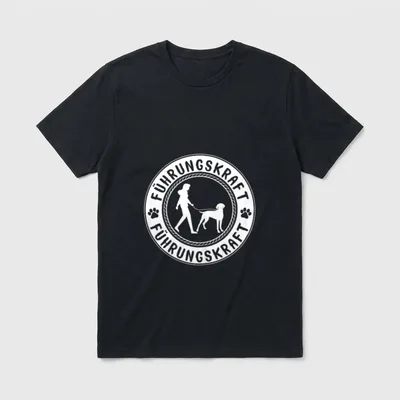 Hundespruch Führungskraft Vorstehhund Jadhund T-Shirt – Klassisches T-Shirt in Schwarz