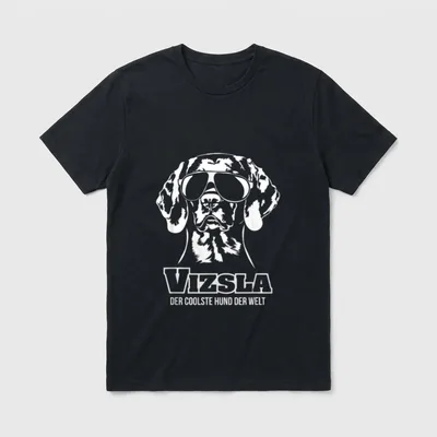 Vizsla cooler Hund Hunde T-Shirt – Klassisches T-Shirt in Schwarz