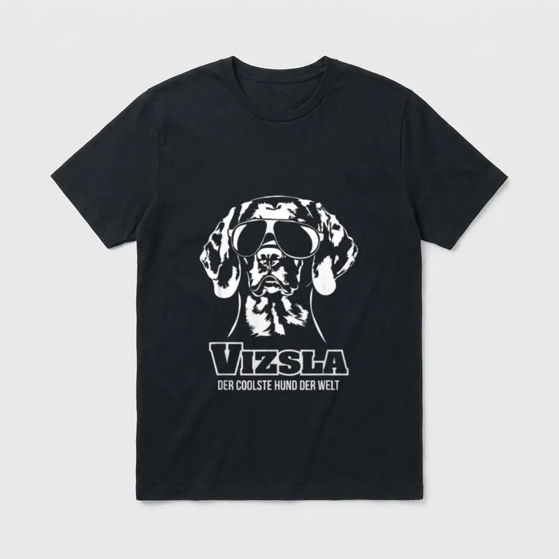 Vizsla cooler Hund Hunde T-Shirt – Klassisches T-Shirt in Schwarz