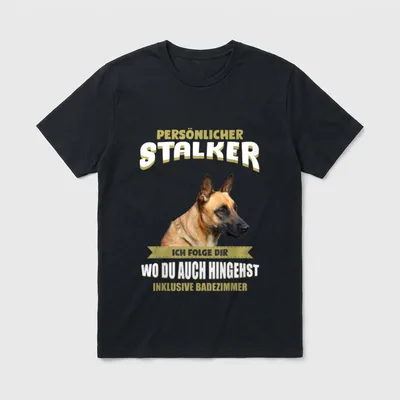 Malinois Malinois Hund T-Shirt – Klassisches T-Shirt in Schwarz