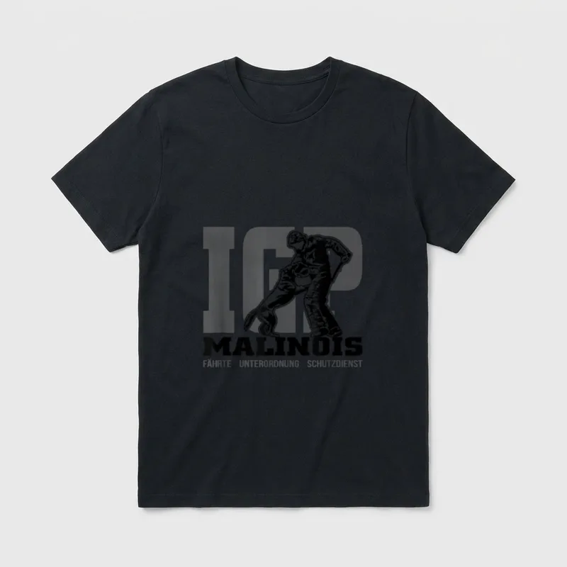 Belgian Malinois IGP Hundesport T-Shirt – Klassisches T-Shirt in Schwarz