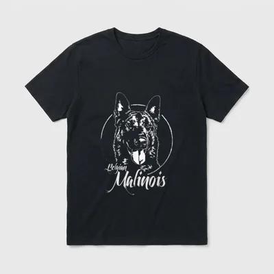 Belgian Malinois Hund Hunde T-Shirt – Klassisches T-Shirt in Schwarz
