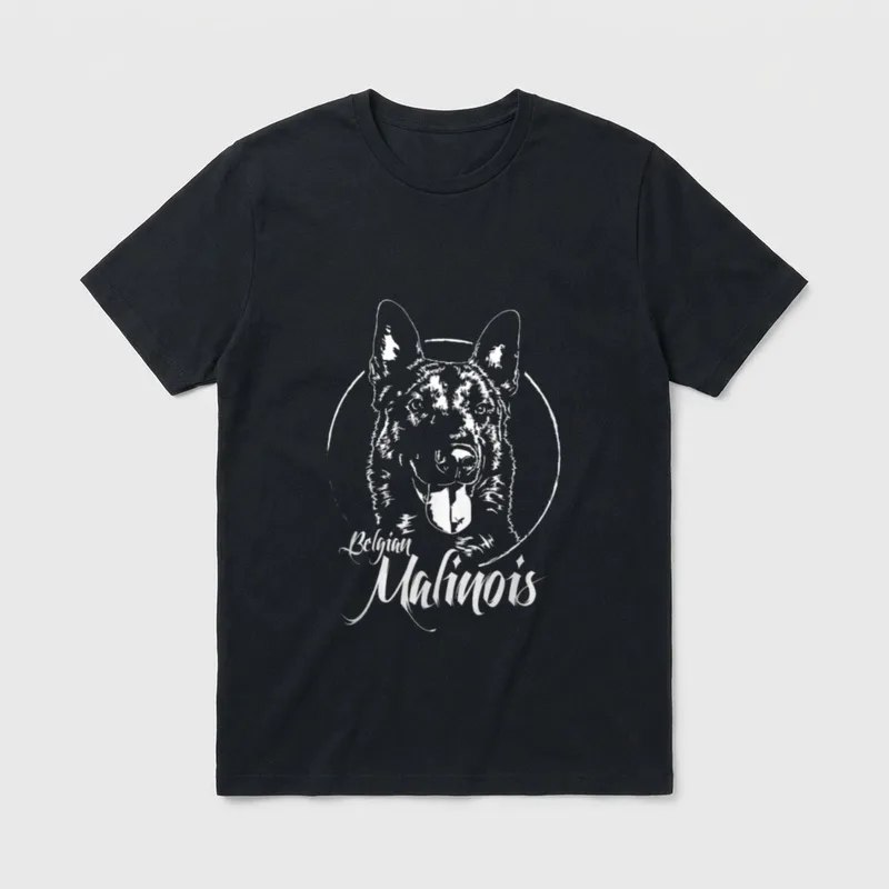 Belgian Malinois Hund Hunde T-Shirt – Klassisches T-Shirt in Schwarz