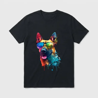 Belgian Malinois Belgischer Schäferhund T-Shirt – Klassisches T-Shirt in Schwarz