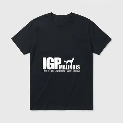 IGP Malinois Hundesport Hunde T-Shirt – Klassisches T-Shirt in Schwarz