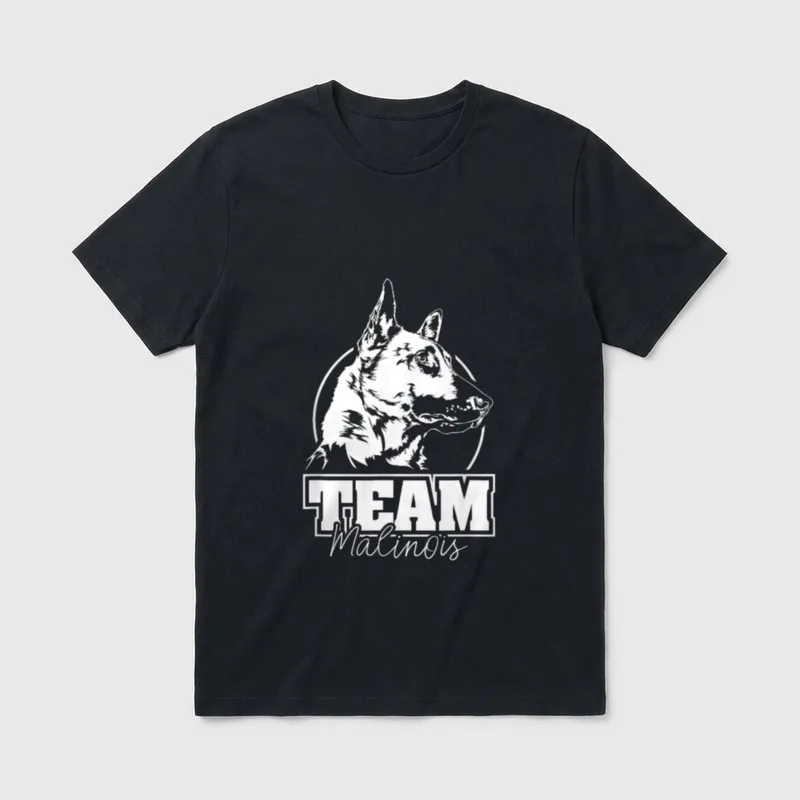 Malinois Team IGP Hundesport T-Shirt – Klassisches T-Shirt in Schwarz