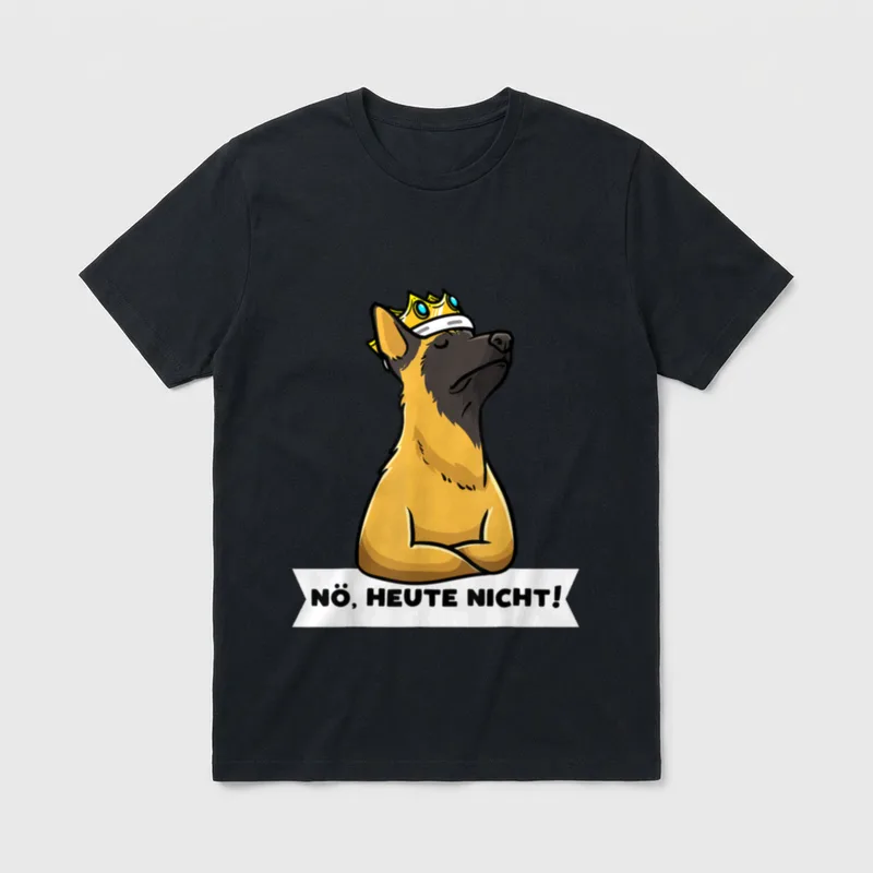 Sturer Malinois Hund Belgischer T-Shirt 0036 – Klassisches T-Shirt in Schwarz