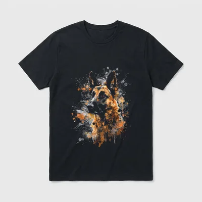Belgischer Malinois T-Shirt – Klassisches T-Shirt in Schwarz