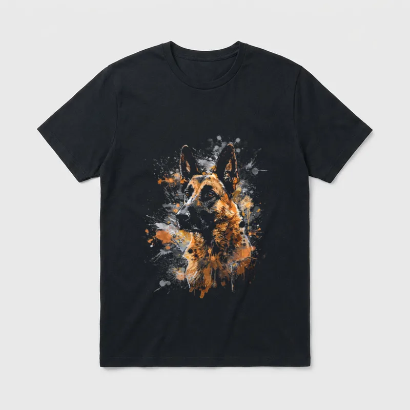 Belgischer Malinois T-Shirt – Klassisches T-Shirt in Schwarz