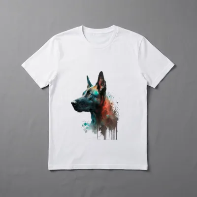 Belgian Malinois Belgischer Schäferhund T-Shirt 0049 – Klassisches T-Shirt in Schwarz