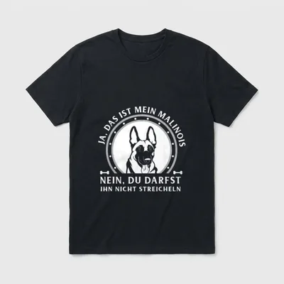 Ja das ist mein Malinois T-Shirt – Klassisches T-Shirt in Schwarz