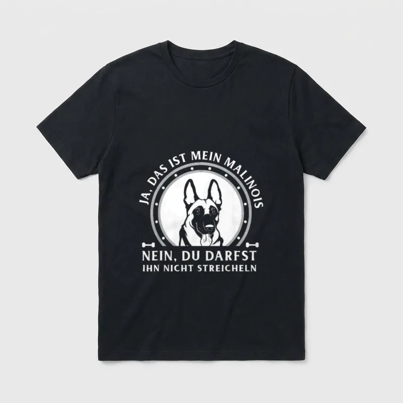Ja das ist mein Malinois T-Shirt – Klassisches T-Shirt in Schwarz