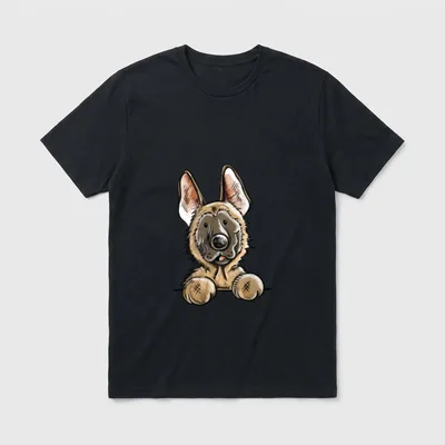 Witziger Malinois T fürs T-Shirt – Klassisches T-Shirt in Schwarz