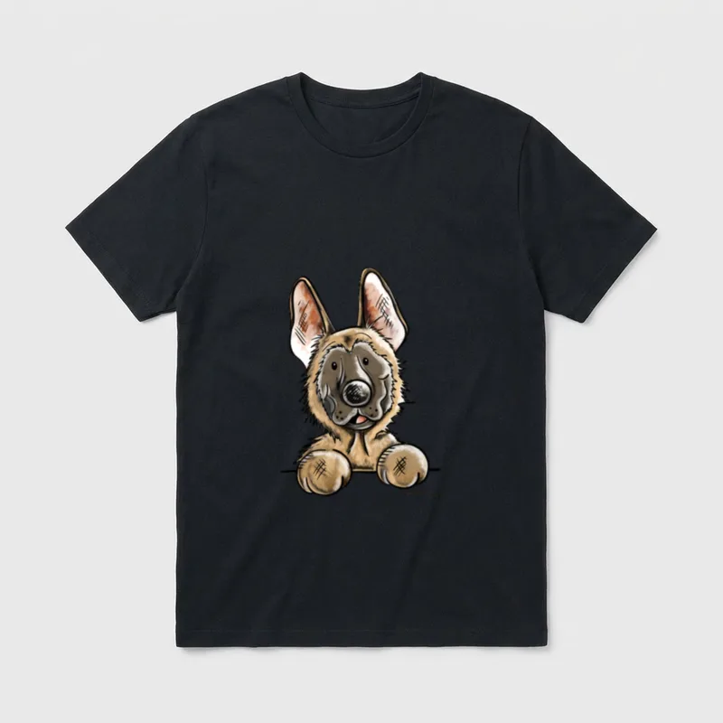 Witziger Malinois T fürs T-Shirt – Klassisches T-Shirt in Schwarz