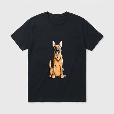 Lustiger Malinois T fürs T-Shirt – Klassisches T-Shirt in Schwarz