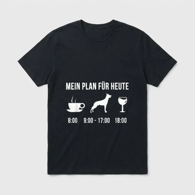Haustier Belgischer Malinois Hund T-Shirt – Klassisches T-Shirt in Schwarz