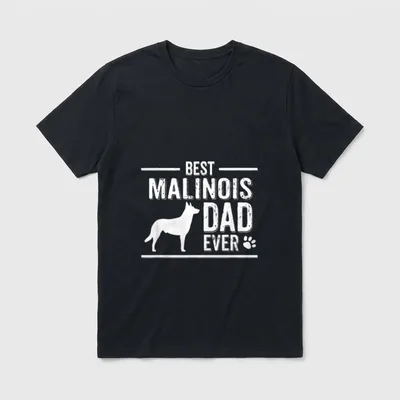 Malinois T-Shirt 0078 – Klassisches T-Shirt in Schwarz
