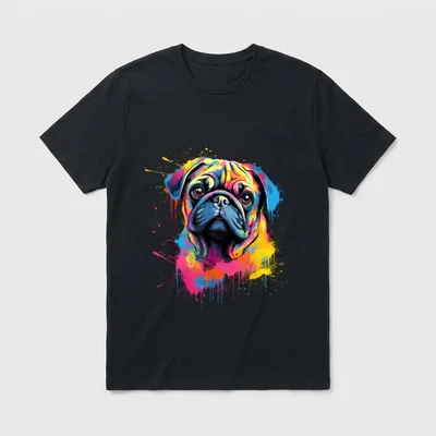 Pug lover apparel T-Shirt – Klassisches T-Shirt in Schwarz