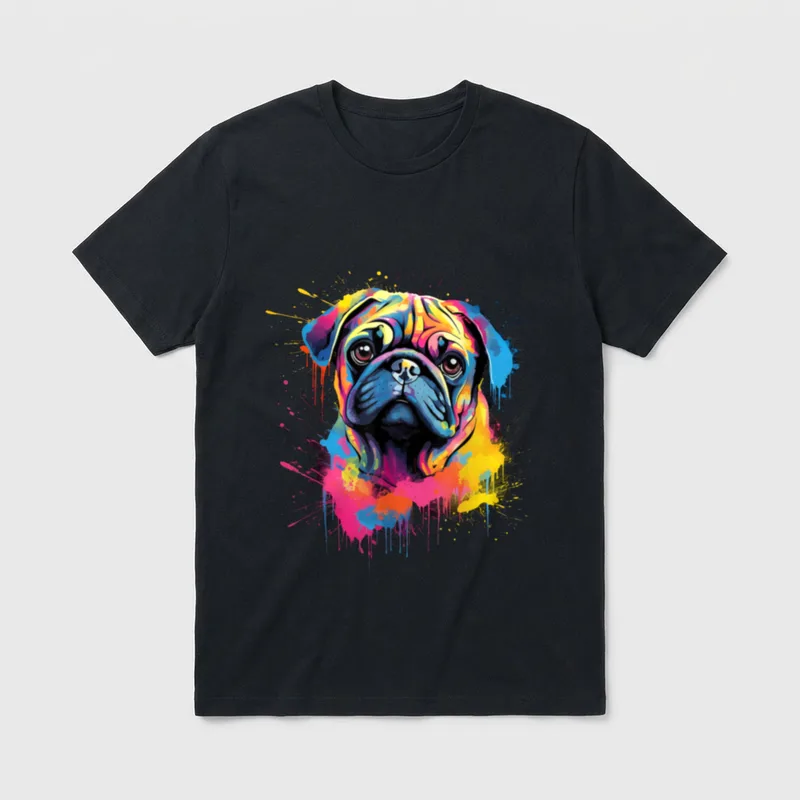 Pug lover apparel T-Shirt – Klassisches T-Shirt in Schwarz