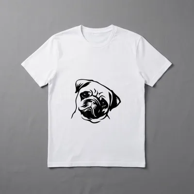Mops Hund Hundeliebhaber Hunde T-Shirt – Klassisches T-Shirt in Schwarz