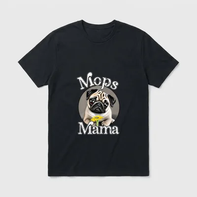 Mops Hunde Geschenke T-Shirt – Klassisches T-Shirt in Schwarz