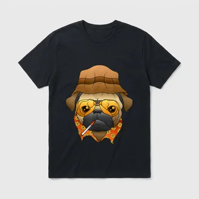 Mops Für Hundebesitzer Liebhaber T-Shirt – Klassisches T-Shirt in Schwarz