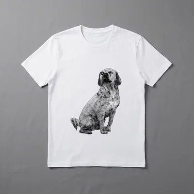 Hund Puggle Mops T-Shirt – Klassisches T-Shirt in Schwarz
