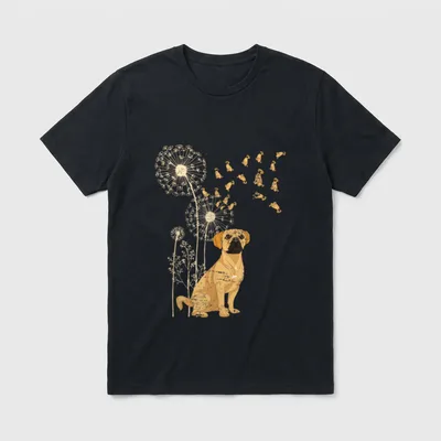 Hundebesitzer Hundehalter Hundefreund Pusteblume T-Shirt – Klassisches T-Shirt in Schwarz