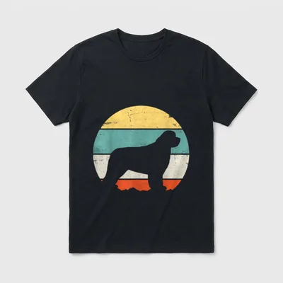 Neufundländer Neufundländer & Leonberger T-Shirt – Klassisches T-Shirt in Schwarz