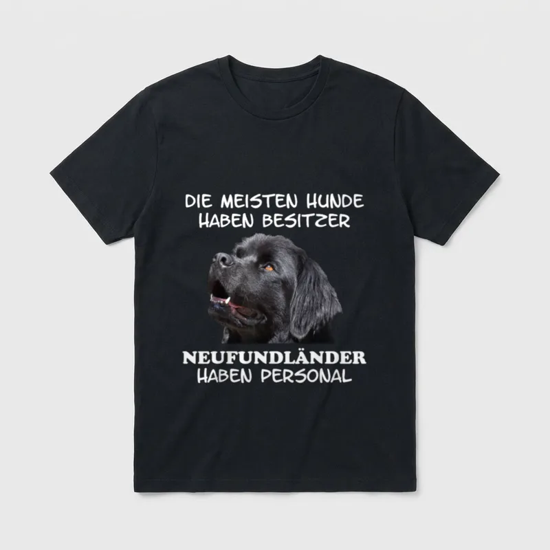 Neufundländer Hund Personal T-Shirt – Klassisches T-Shirt in Schwarz