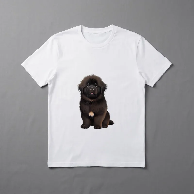 Neufundländer Hunde Hund Neufundländer T-Shirt – Klassisches T-Shirt in Schwarz
