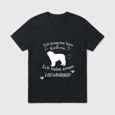 Leonberger Leonberger Hund T-Shirt – Klassisches T-Shirt in Schwarz
