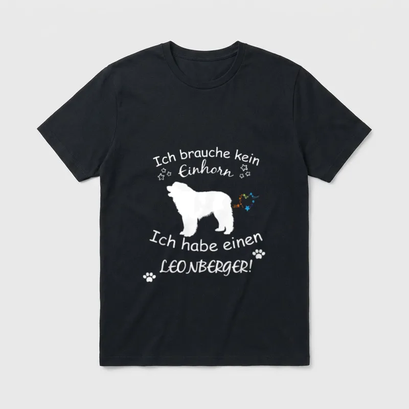 Leonberger Leonberger Hund T-Shirt – Klassisches T-Shirt in Schwarz