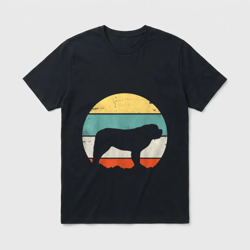 Bernhardiner Hund Züchter T-Shirt – Klassisches T-Shirt in Schwarz
