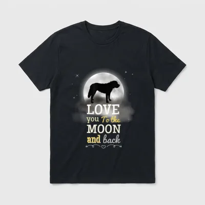 Bernhardiner Hunde Neufundländer & Leonberger T-Shirt – Klassisches T-Shirt in Schwarz