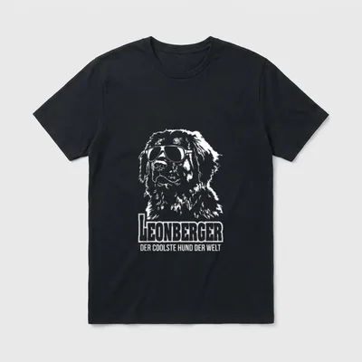 Lustiger Leonberger cooler Hund T-Shirt – Klassisches T-Shirt in Schwarz