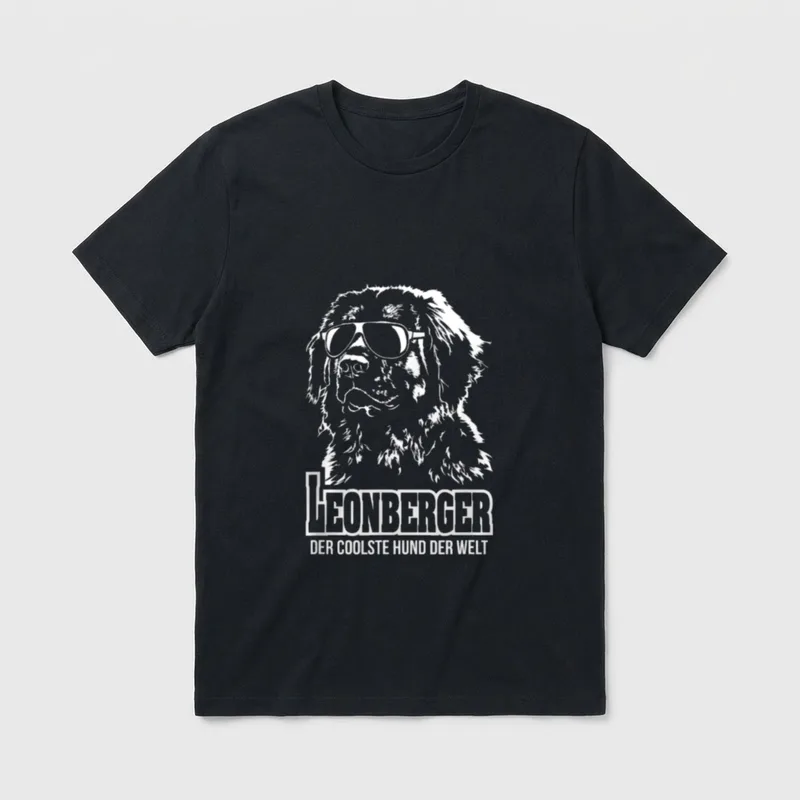 Lustiger Leonberger cooler Hund T-Shirt – Klassisches T-Shirt in Schwarz