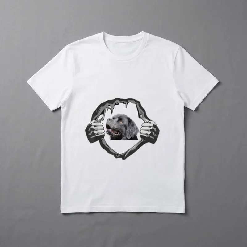Neufundländer Hund Neufundländer & Leonberger T-Shirt – Klassisches T-Shirt in Schwarz